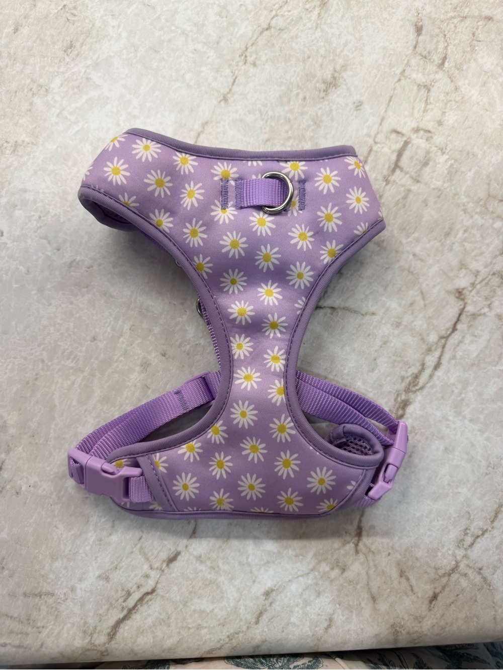 Top Paw Lavender Daisy Dog Harness